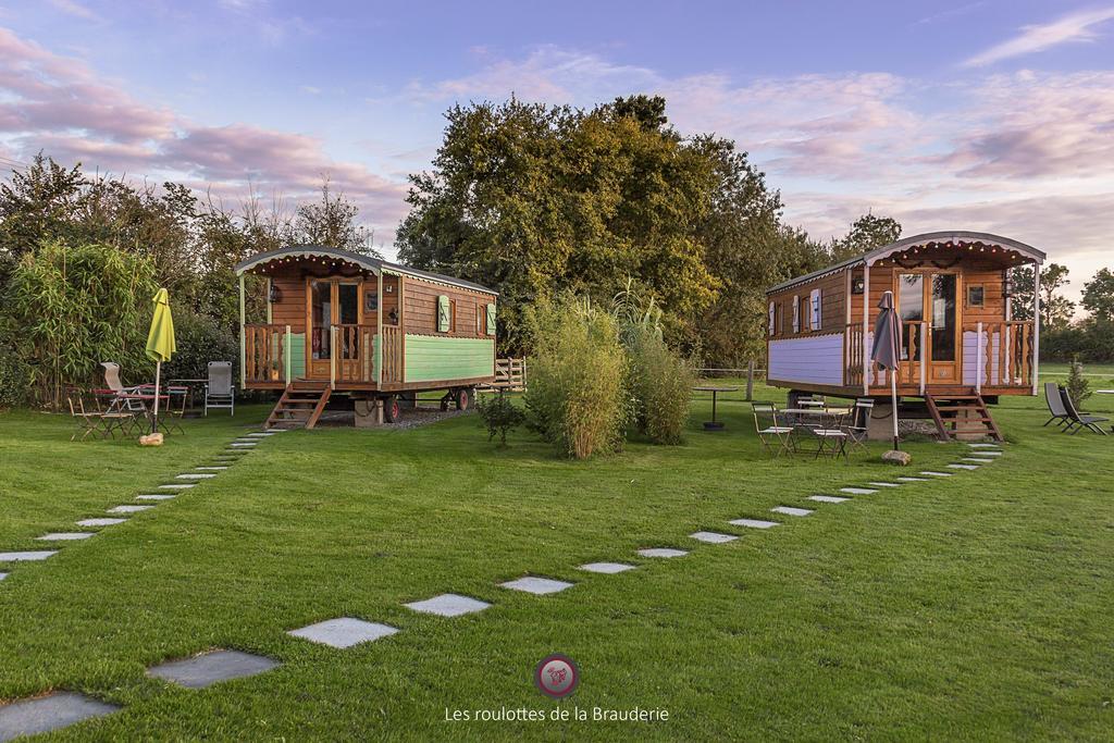 Les Roulottes De La Brauderie Villa Brissarthe Kültér fotó